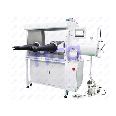 ซื้อ ห้องปฏิบัติการ การผลิตแบตเตอรี่ กล่องถุงมือว่าง 2 ด้าน 2 จุดทํางาน online manufacture