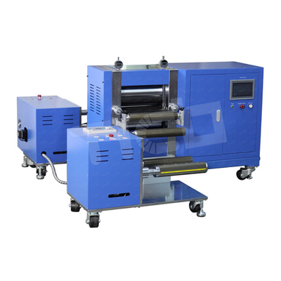 ซื้อ รอลล์ ทู รอลล์ ไฮดรอลิก แบตเตอรี่ Calendering Machine With Winding Unwinding Device online manufacture