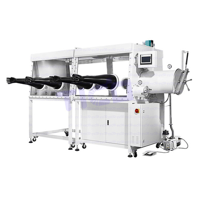 ซื้อ ใช้ในห้องปฏิบัติการ กล่องถุงมือ Vakuum สองส่วน Double Work Station กล่องถุงมือ Vakuum online manufacture