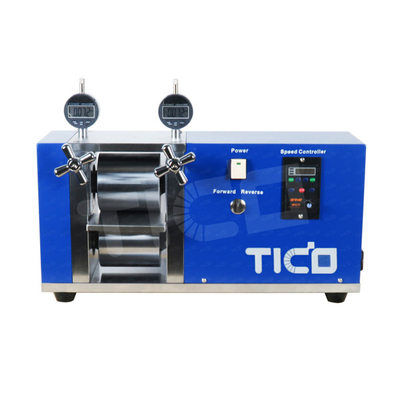4 นิ้วความกว้างไฟฟ้า Roll Press เครื่องปรับแบตเตอรี่ Electrode กด 120W