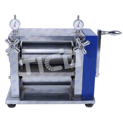 150 มม มือ Rolling Press เครื่องสําหรับการผลิตแบตเตอรี่อิเล็กทรอนด์