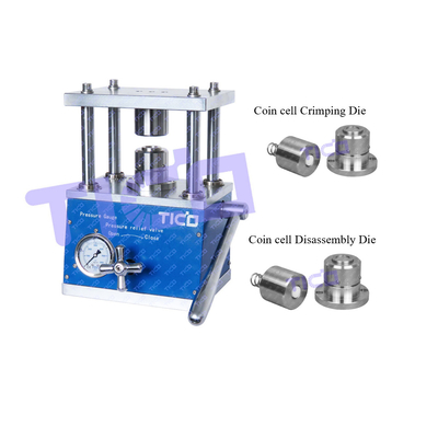 CR20xx Series Coin Cell Lab Equipment เครื่องย้ำไฮดรอลิคแบบแมนนวล