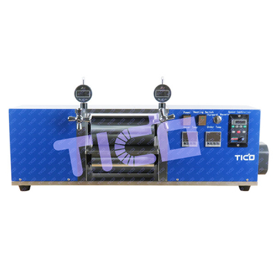 การทําความร้อน Rolling Press Calender กับ 200 มม ความกว้าง Roller สําหรับ Pouch แบตเตอรี่ Lab การวิจัย